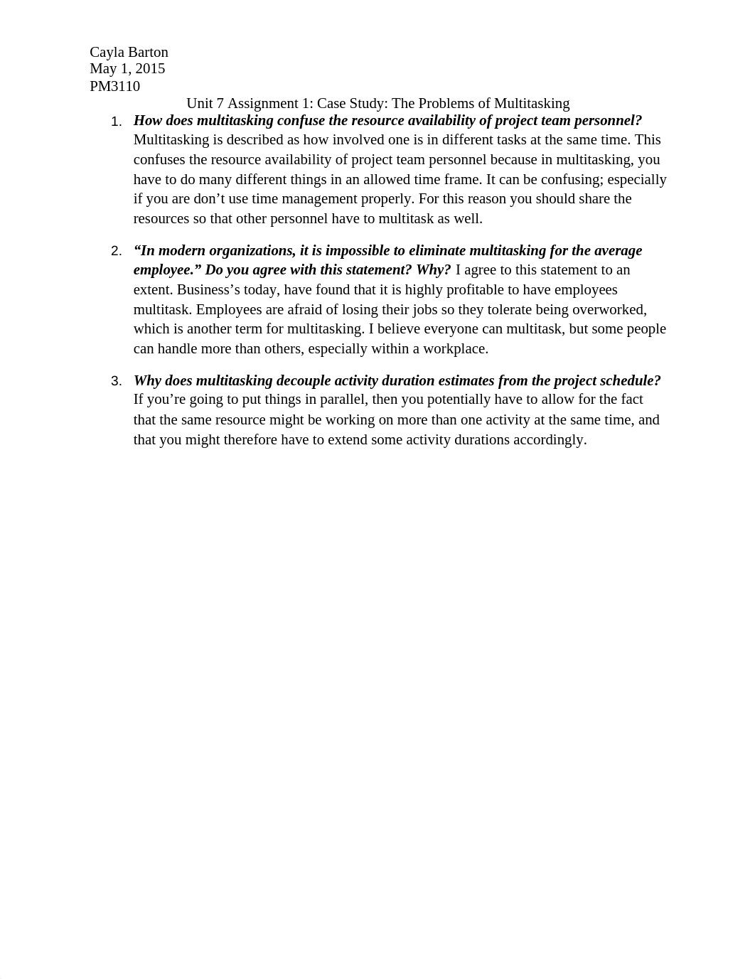 unit 7 assignment 1 simulation case study the problems of multitasking_drw0o74lpgz_page1