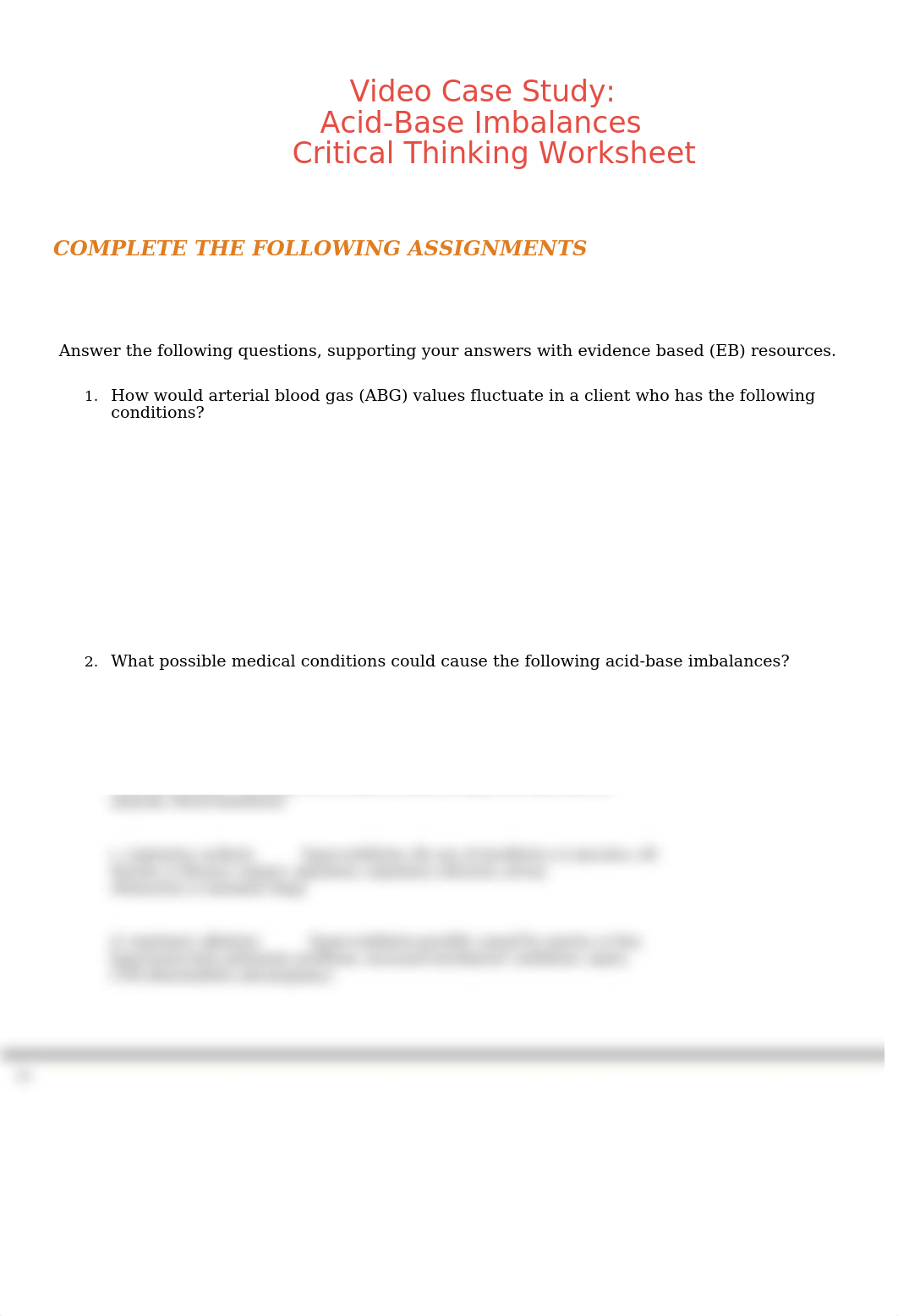VCS Acid-Base Imbalances Critical Thinking Worksheet.docx_drwjnat48o1_page1