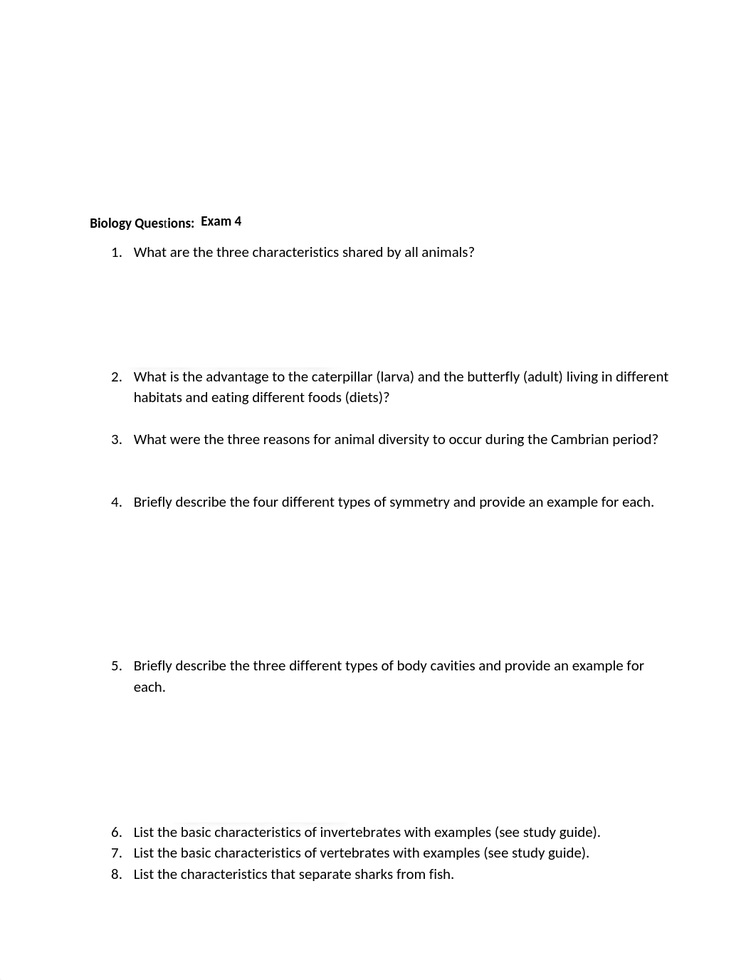 Biology Questions for Exam 4.docx_drwo7prd6j3_page1