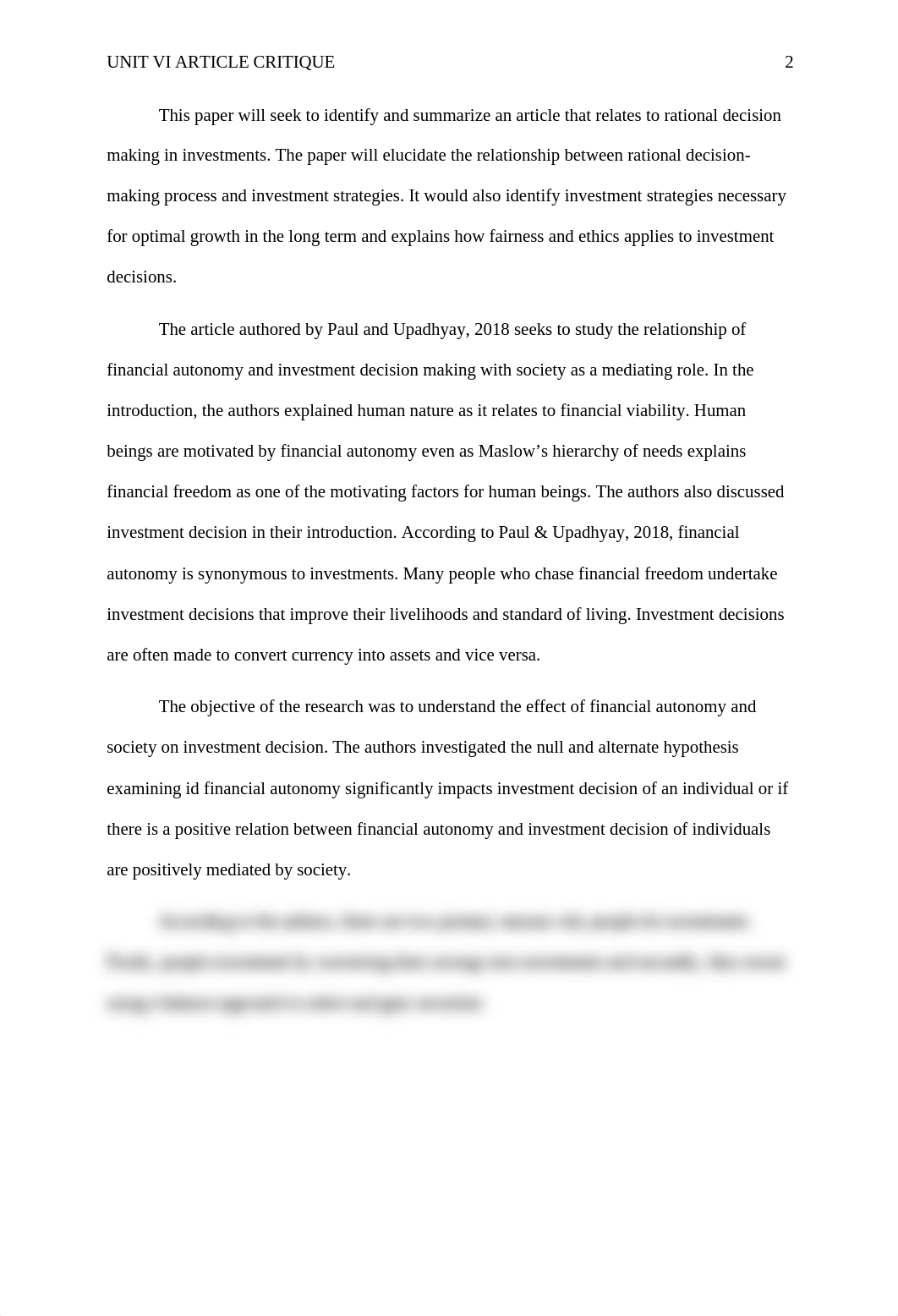 Mnagerial Decision Making Unit VI Article Critique final.docx_drwza5tqyou_page2