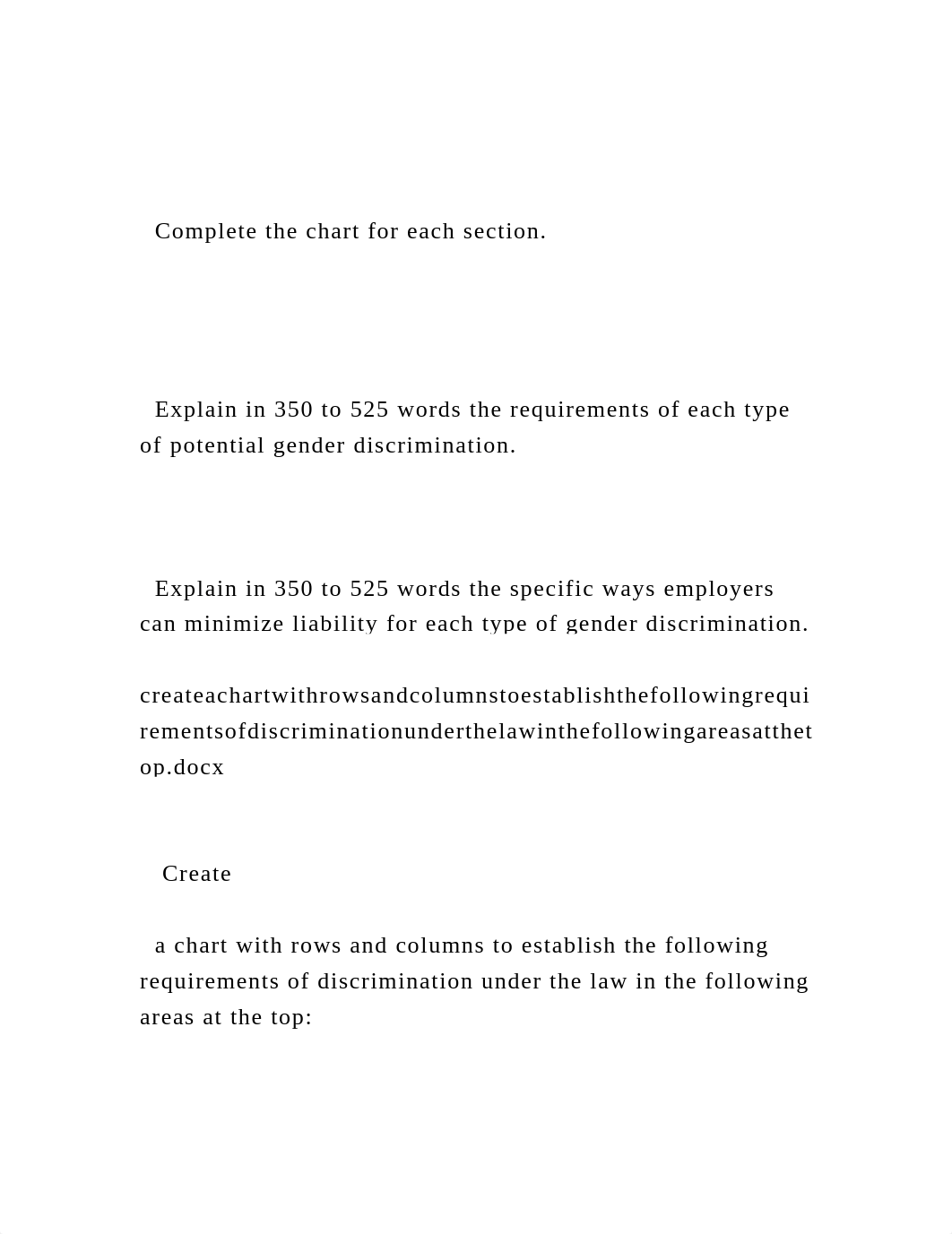 Complete the chart for each section.   Explain in 350 t.docx_drxcxaucp8m_page2