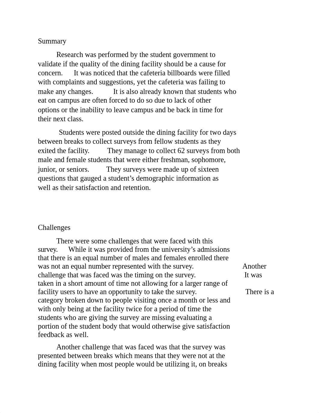 Food Service Quality of Dining Facility at Riverside University_Katie Hartung.docx_drxgxrr3mei_page2