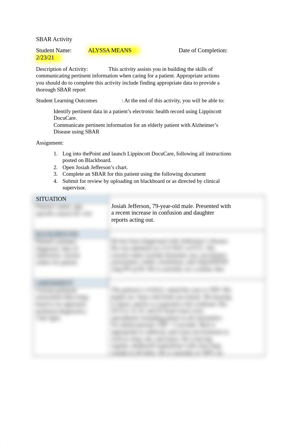 SBAR 2 MedSurg Clincal.docx_drxjkvartay_page1