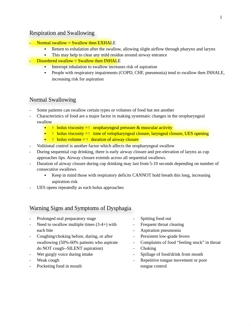 Dysphagia Exam 2 Study Guide.pdf_dryedspb0cp_page1