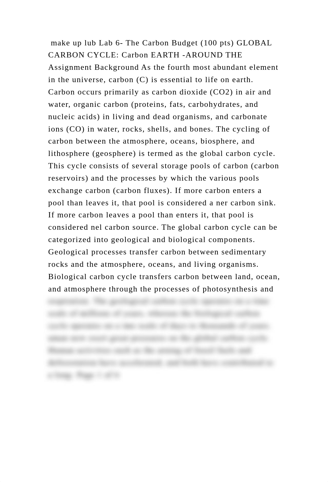 make up lub Lab 6- The Carbon Budget (100 pts) GLOBAL CARBON CYCLE C.docx_dryld9dxgm0_page2