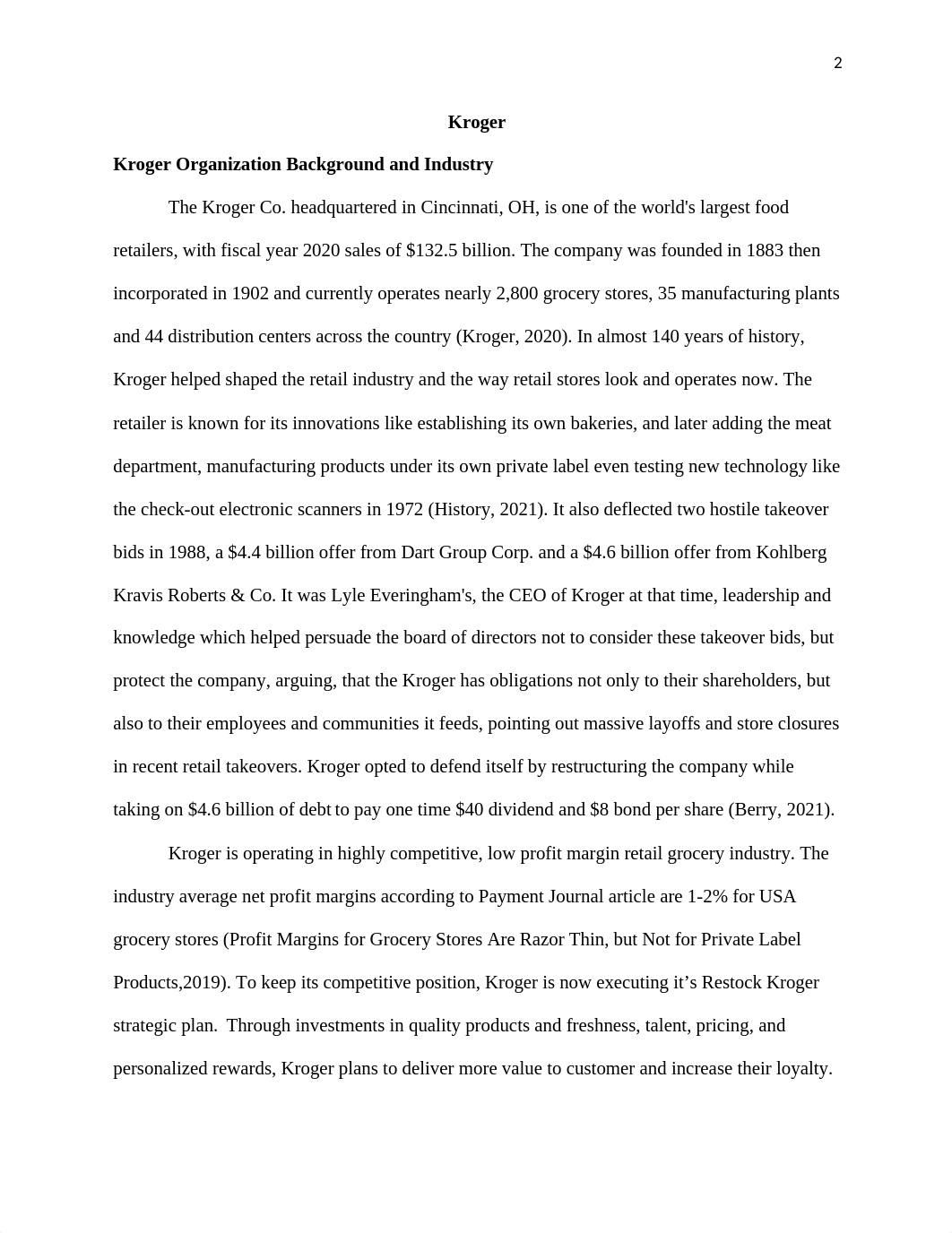 Kroger Milestone 1.docx_drytylfsfnh_page2