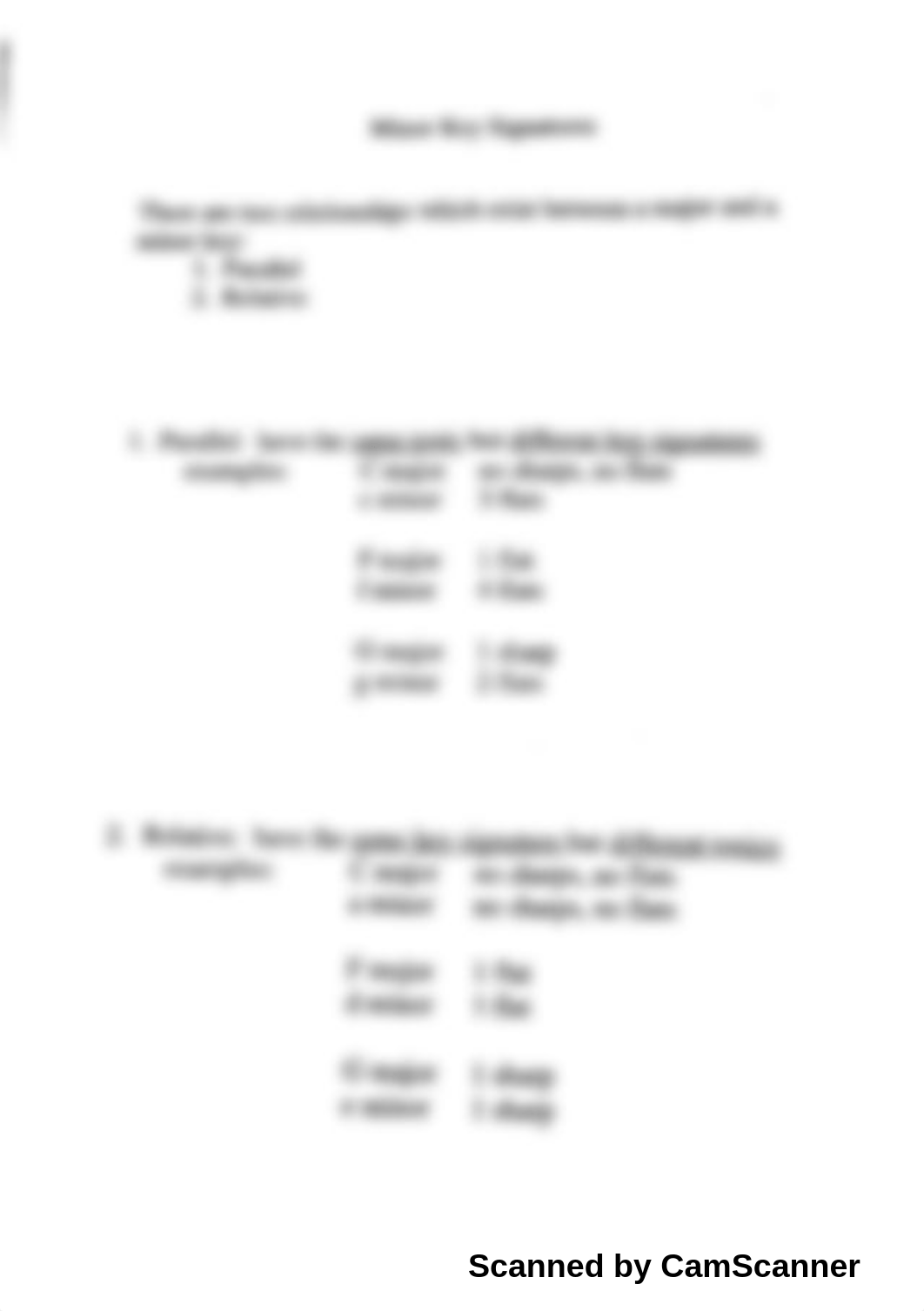 Parallel And Relative Minor Scales And Key Signatures - Notes_drza3psmrvr_page2