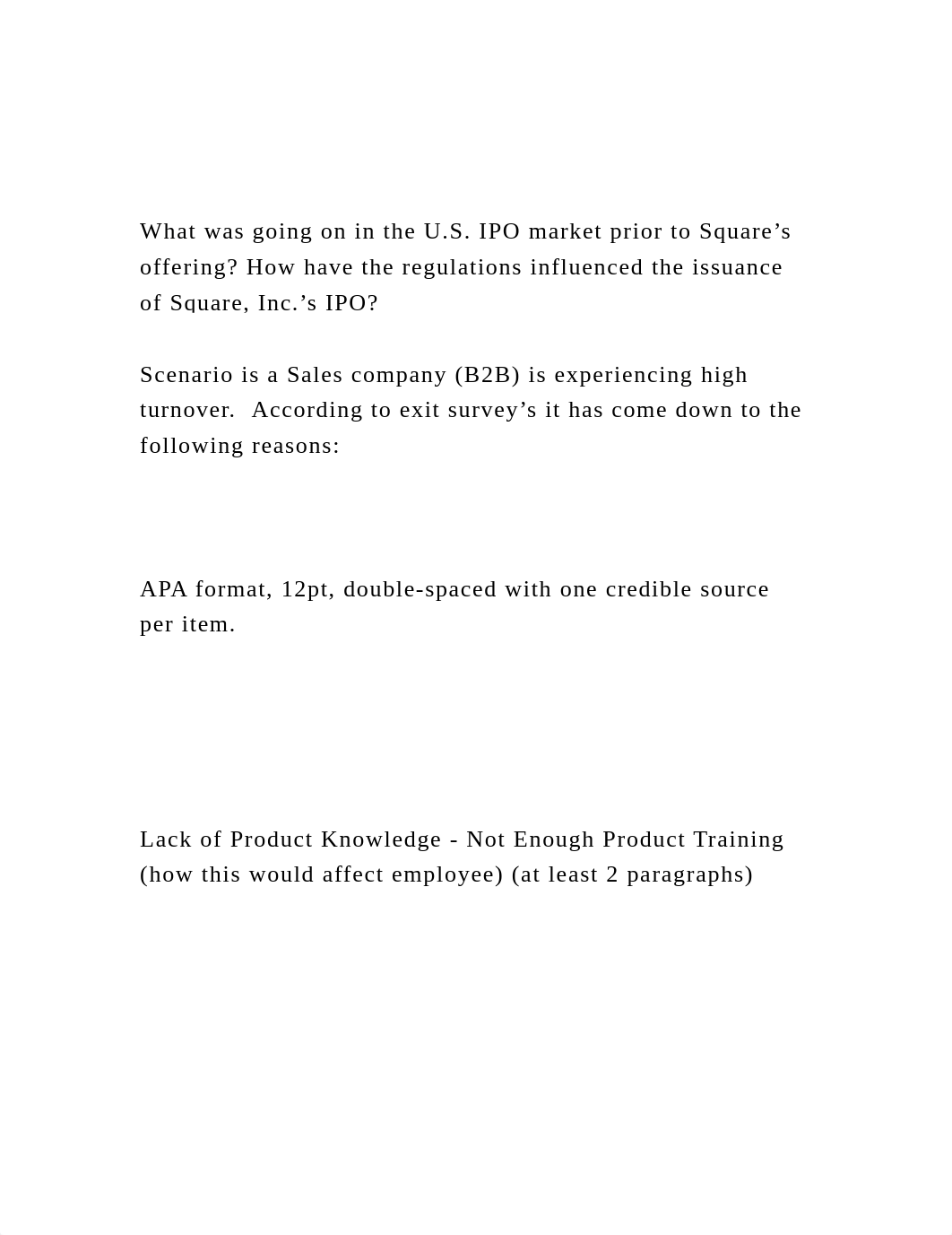 What was going on in the U.S. IPO market prior to Square's offer.docx_drzc9xowys4_page2