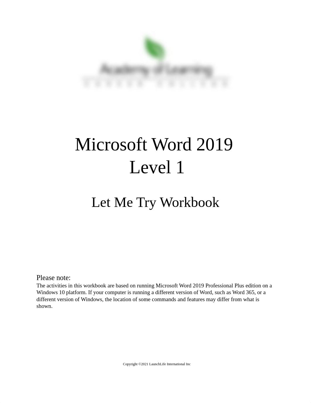 Word 2019 - Level 1 - Let Me Try Workbook - AOLCC.pdf_drzdrjxuh96_page1