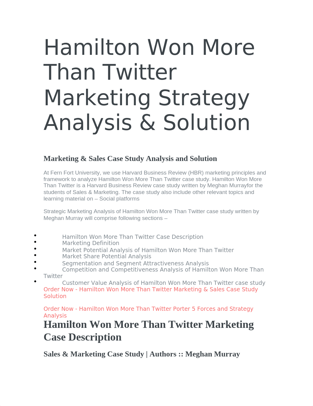 Hamilton Won More Than Twitter Marketing Strategy Analysis.docx_drzqwjk09z5_page1