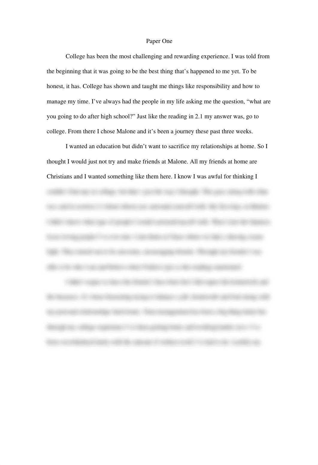 First Experience with College - Paper_drzwrlrb6w6_page1