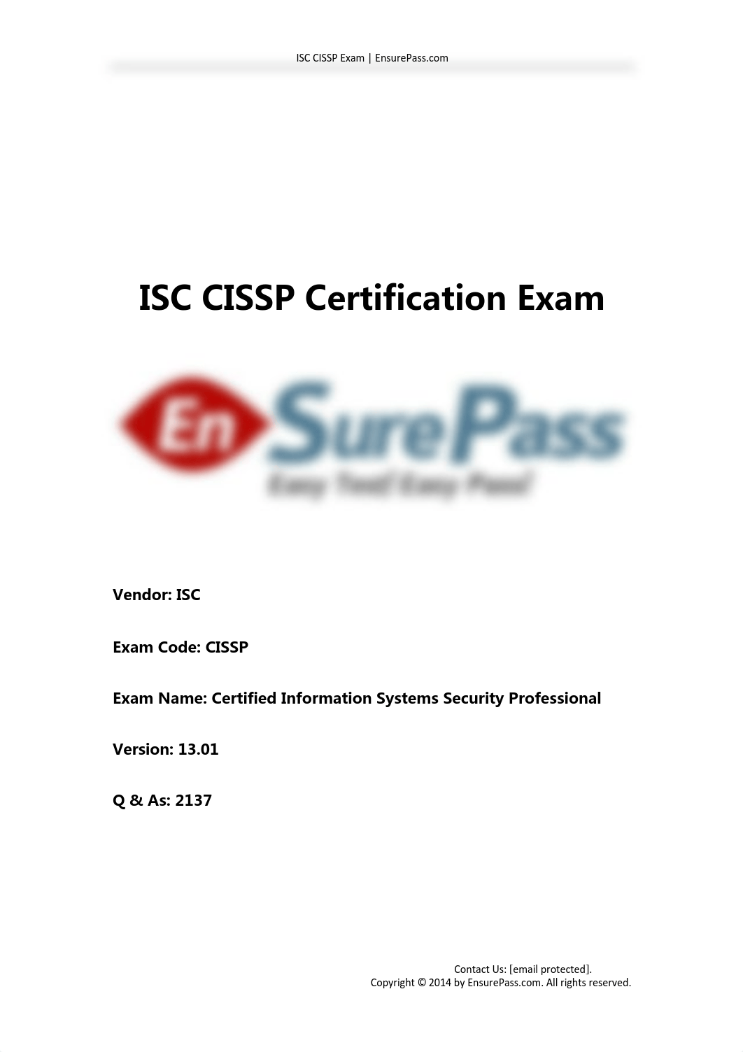 2019-EnsurePass CISSP Exam-Dumps-PDF-VCE-Practice-Test-Questions .pdf_drzzirhqgdf_page1