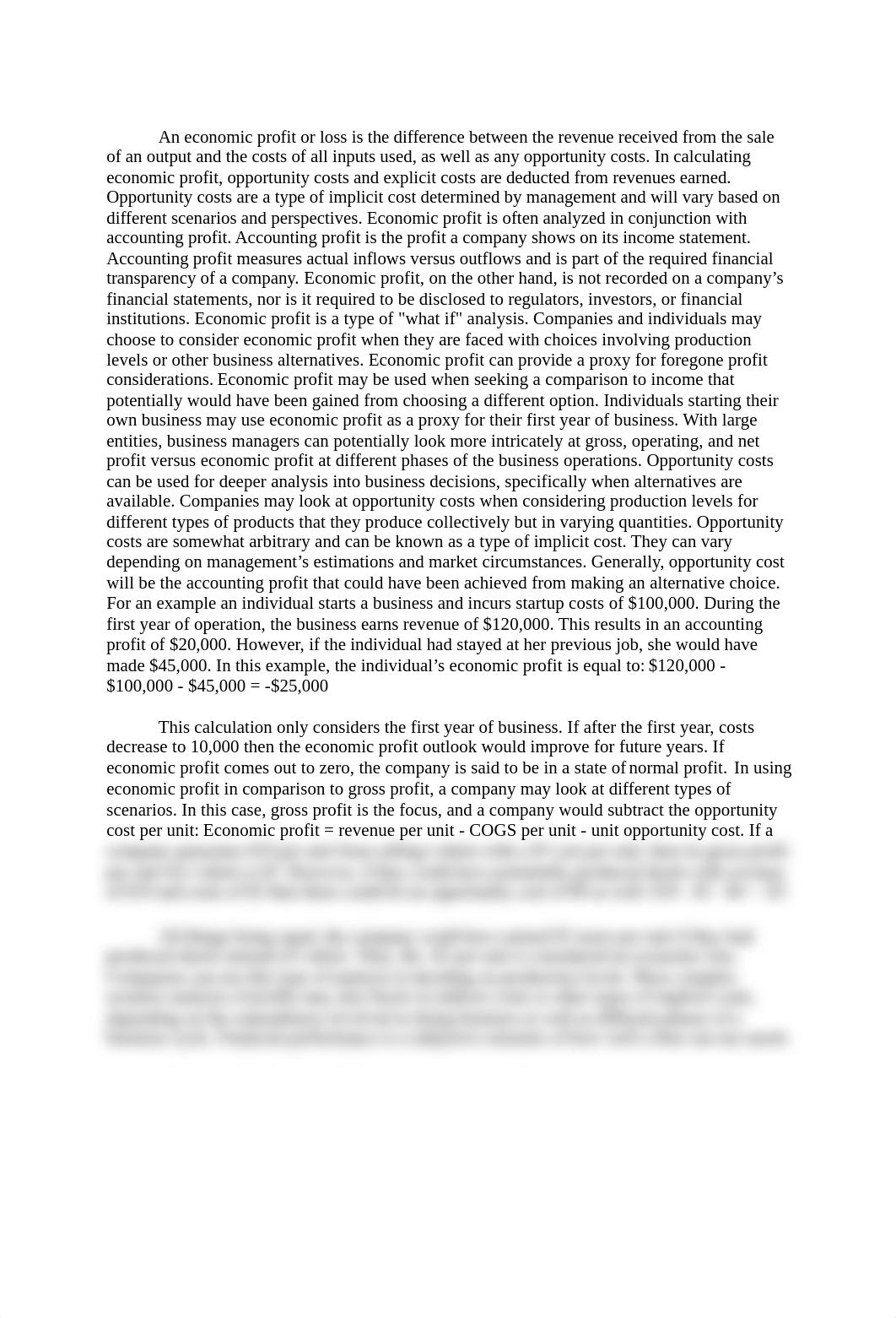 An economic profit or loss is the difference between the revenue received from the sale of an output_ds028w98mjk_page1