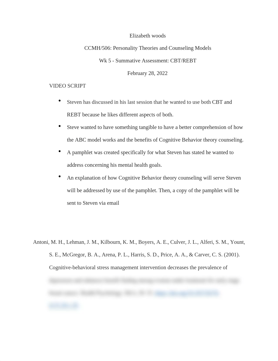 CCMH 506 Personality Theories And Counseling Models.docx_ds06efq391f_page1