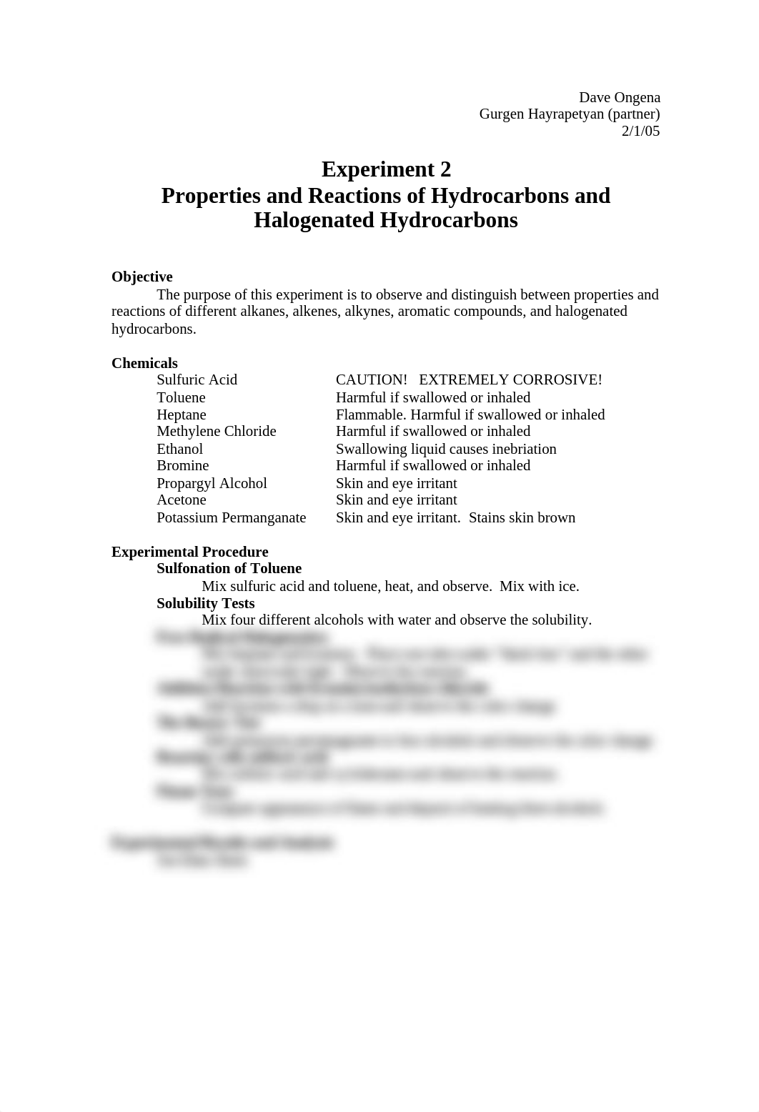 Properties and Reactions of Hydrocarbons and Halogenated Hydrocarbons Lab 2_ds0af0qwkyv_page1