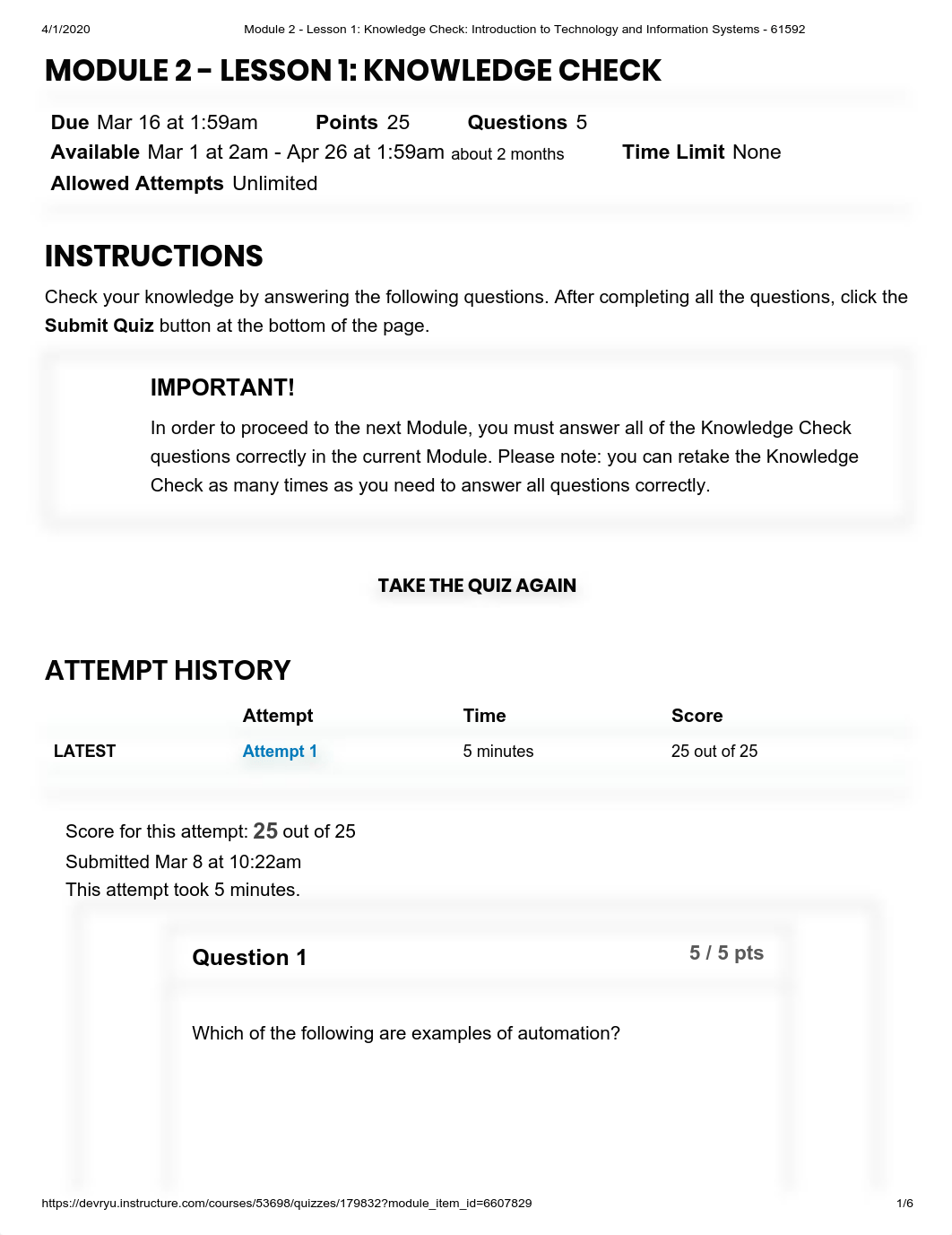 Module 2 - Lesson 1_ Knowledge Check_ Introduction to Technology and Information Systems - 61592.pdf_ds0gh9h8pdl_page1