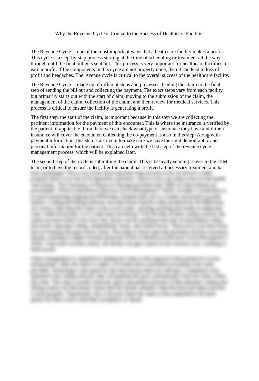 Why the Revenue Cycle is Crucial to the Success of Healthcare Facilities.docx_ds0iwh8vqap_page1