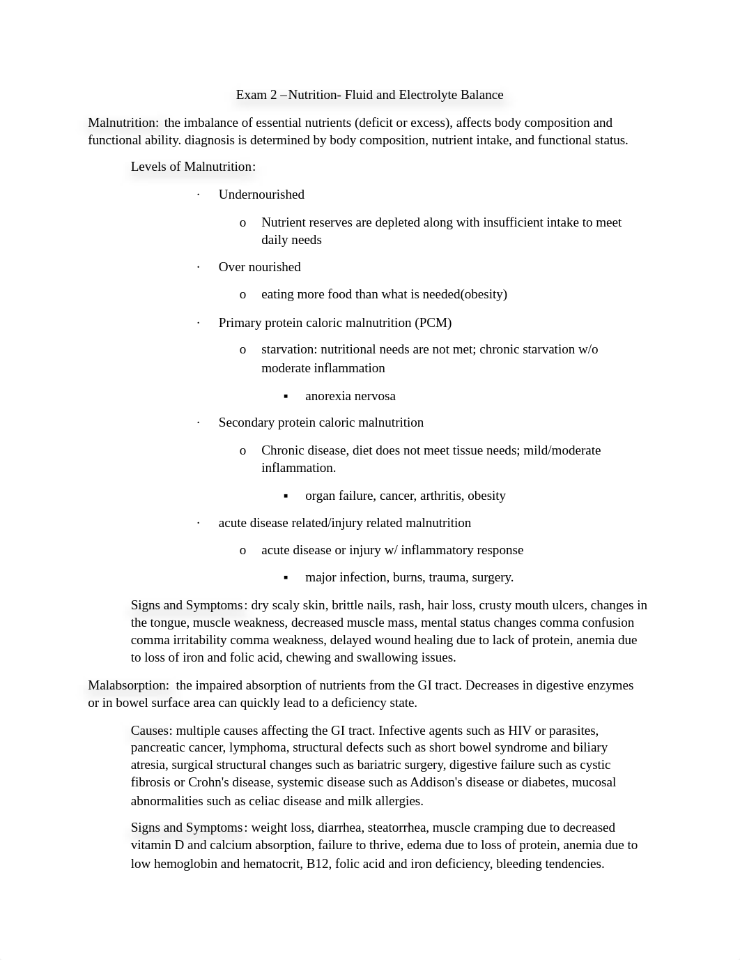 RNSG 1533-Exam 2 Review-Nutrition-Fluid and Electrolyte Balance.docx_ds0rj74lsjv_page1