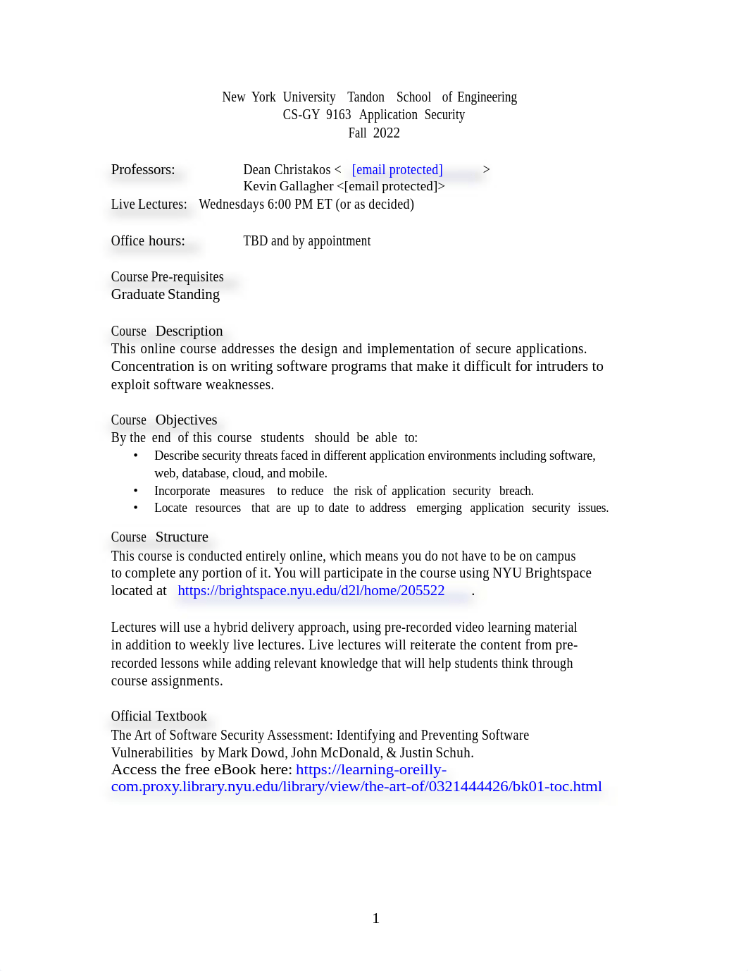 CSE - CSGY9163 - Application Security - Syllabus - Spring.temp.pdf_ds0ur5ez5zi_page1