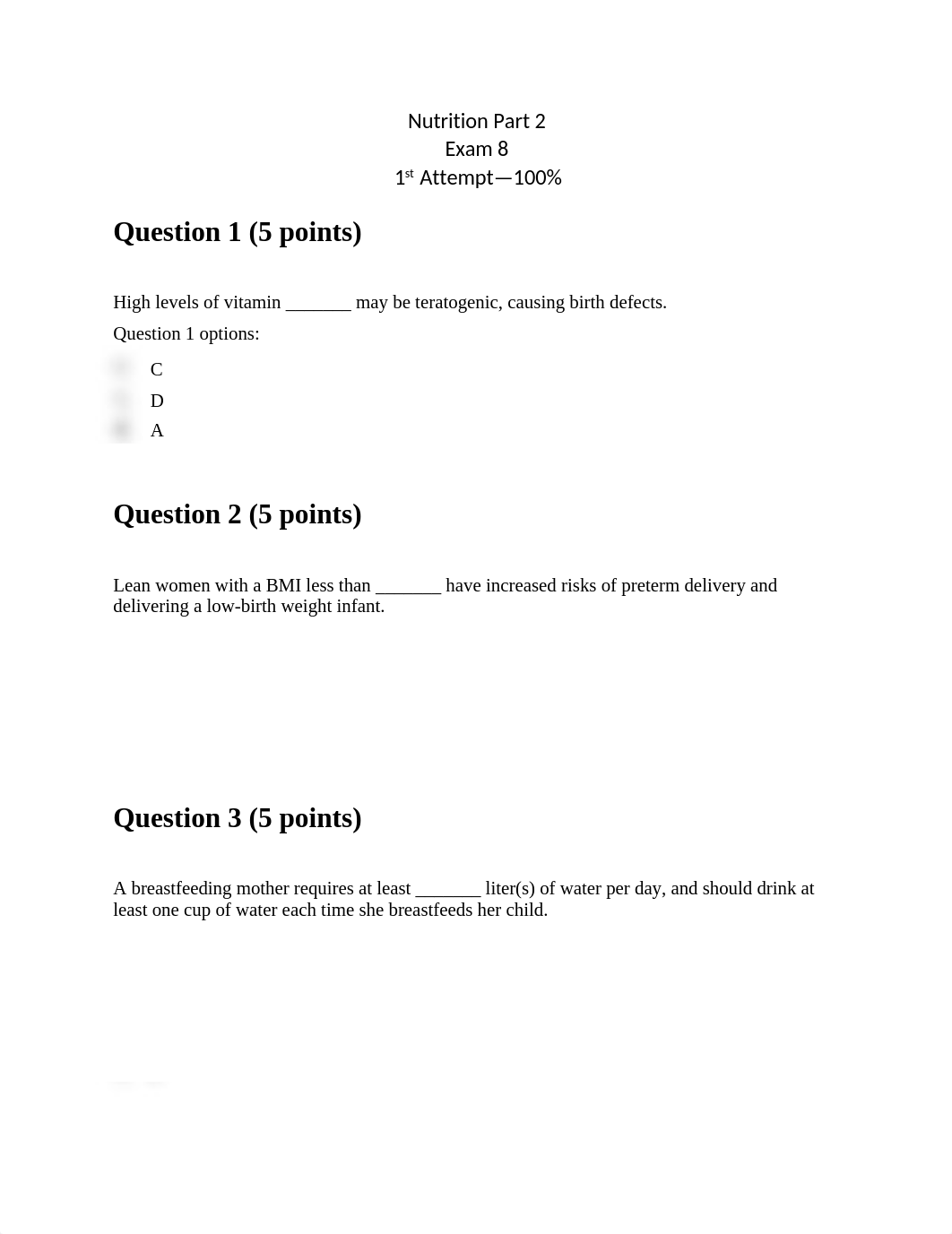 Nutrition Part 2 EXAM 8 1ST ATTEMPT.docx_ds0yeesp1q3_page1