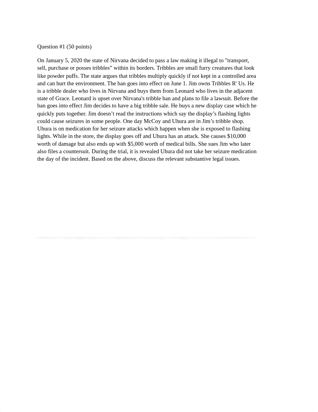 Business Law Midterm Matthew Bond.pdf_ds13roiv7k5_page1