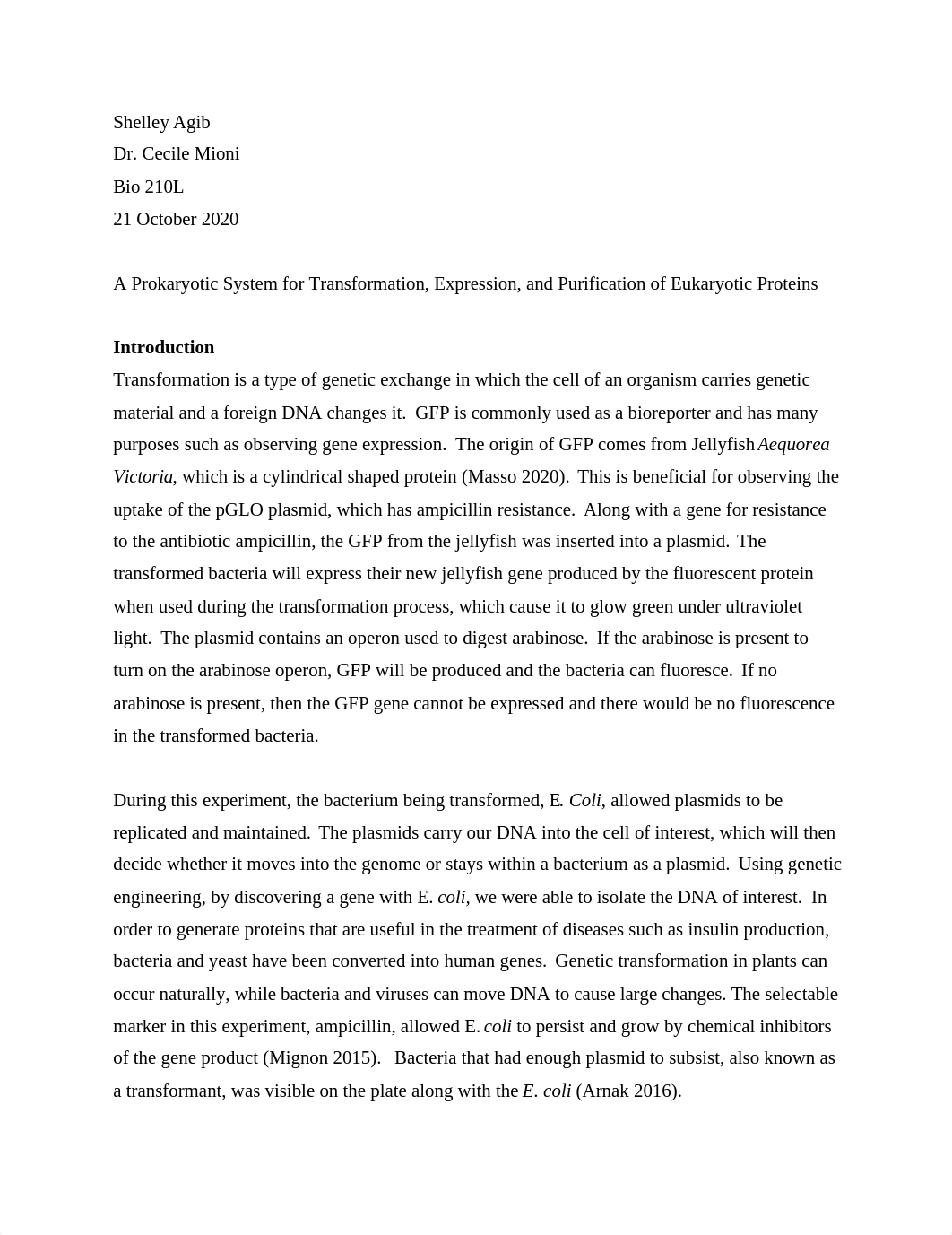 GFP Final Lab Report Essay .docx_ds13ywr42zx_page1