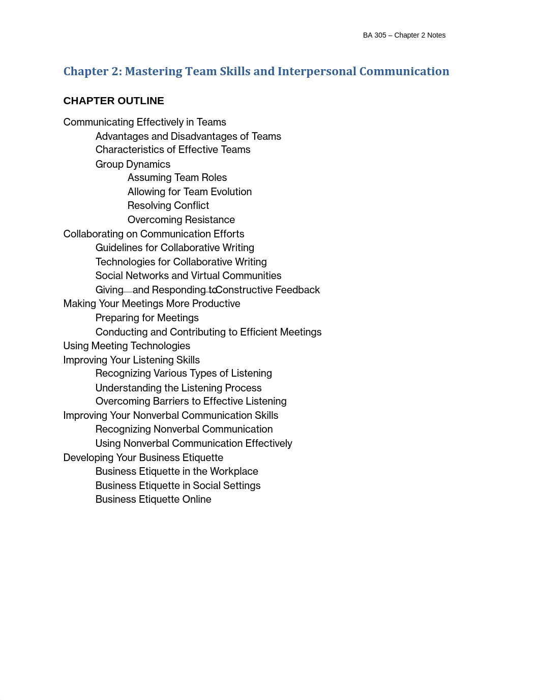 BA 305 Notes - Chapter 2_ds1mg73lmzn_page1