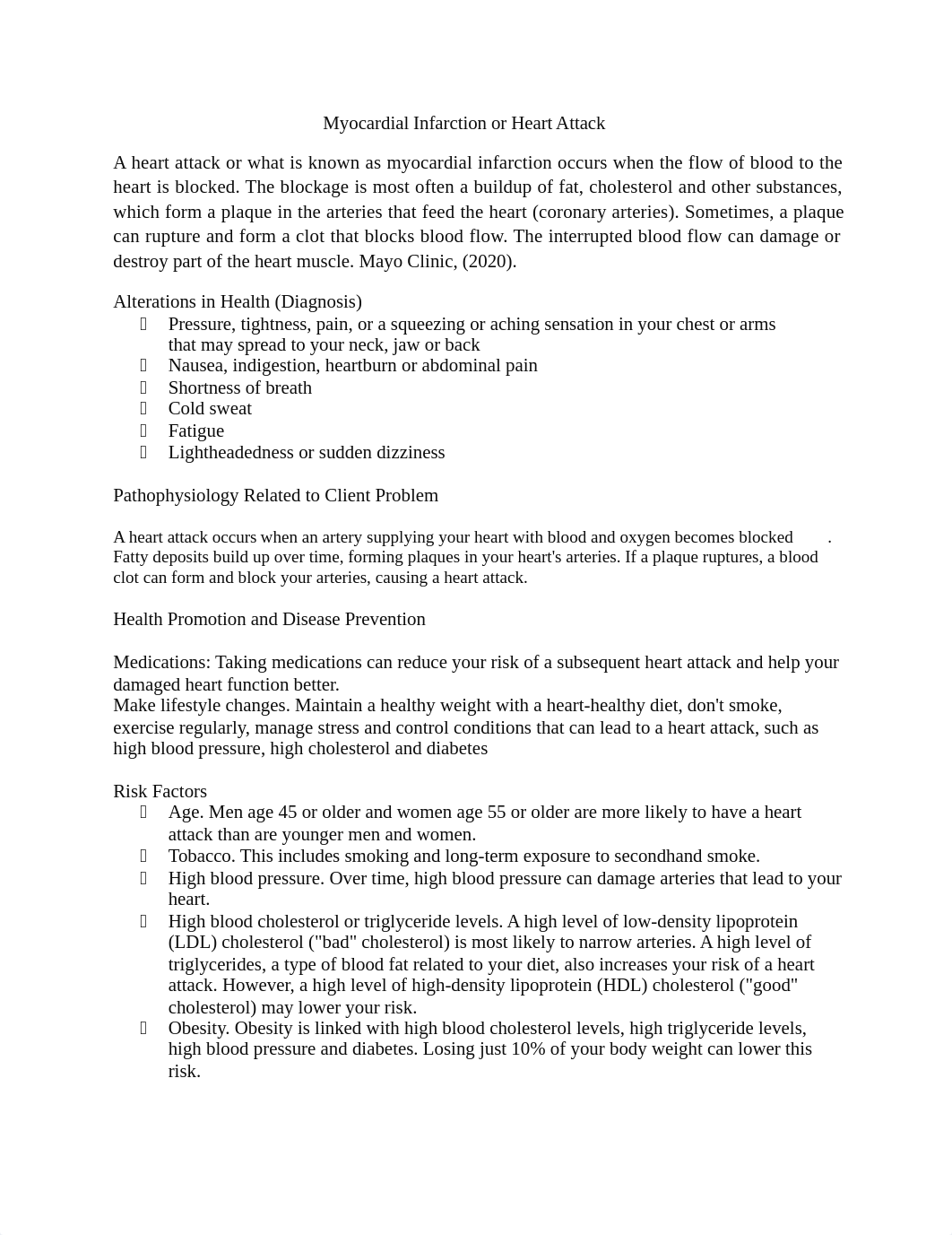 Myocardial Infarction or Heart Attack cases study.docx_ds1v7k5eeiy_page1