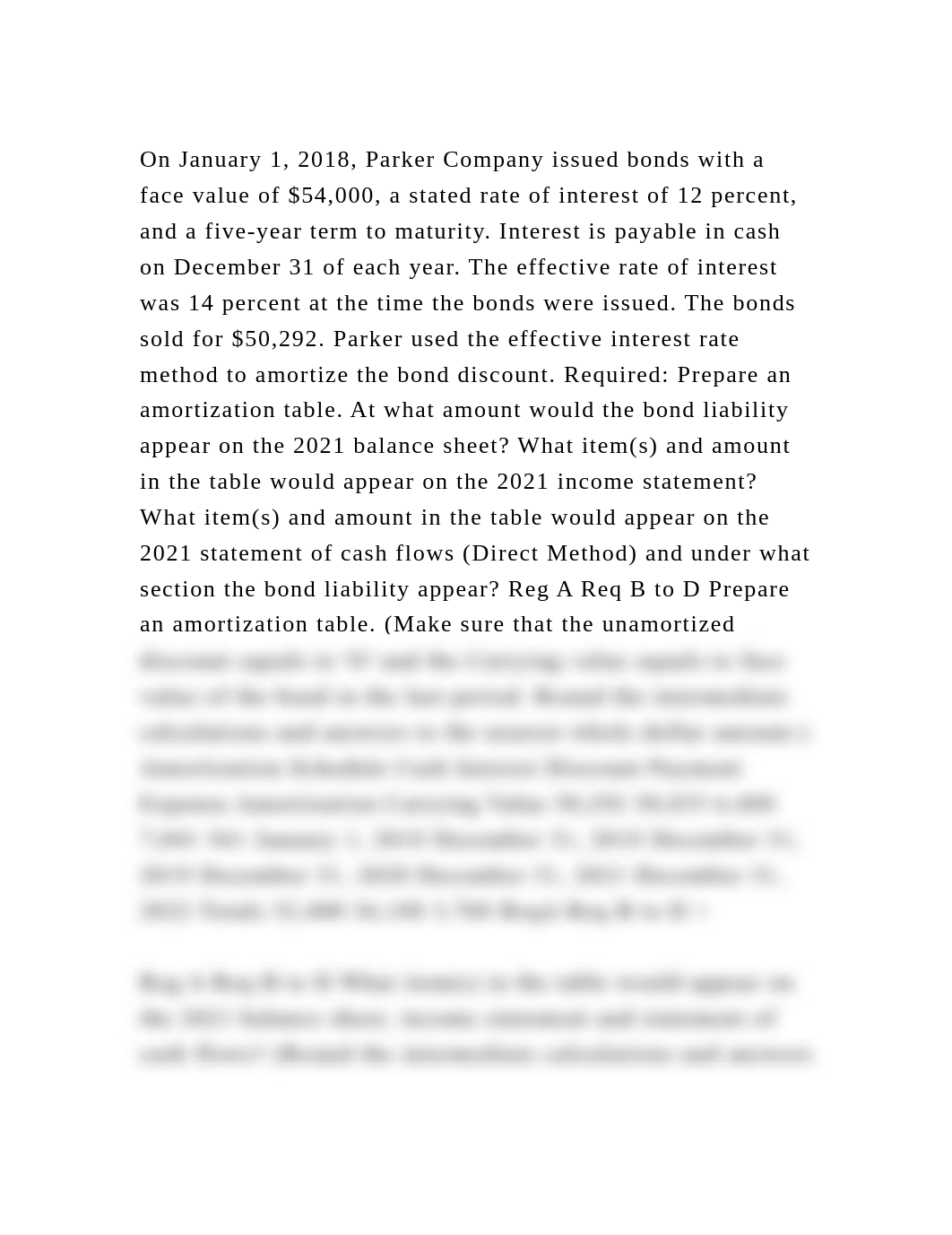 On January 1, 2018, Parker Company issued bonds with a face value of.docx_ds1xrmzhfjl_page2