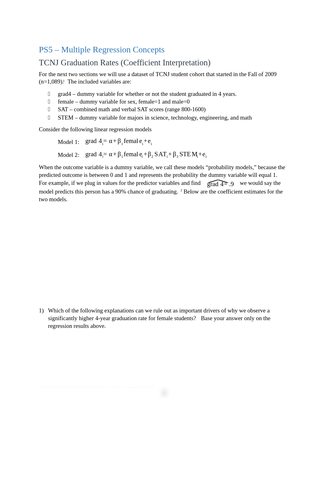 PS5 F20 - Multiple Regression - Coefficient Interpretation, Model Fit.docx_ds23x5ajff6_page1