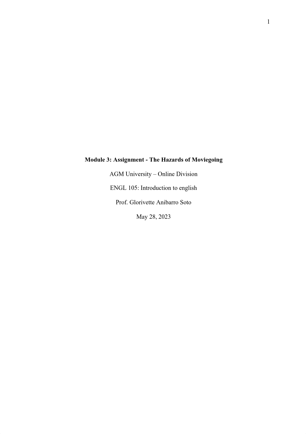 ENGL 105 - Module 3 The Hazards of Moviegoing.pdf_ds2khr4i9u5_page1