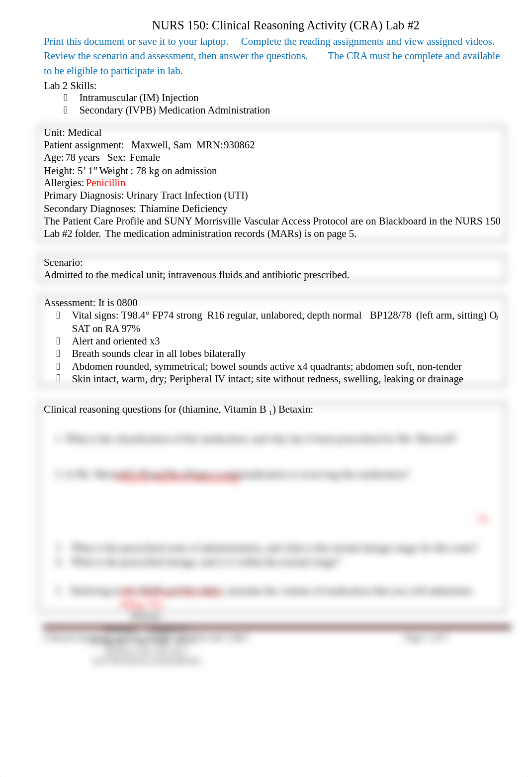 S20 NURS 150 Clinical Reasoning Activity Lab 2 IM and IVPB.docx_ds2l6omgswz_page1