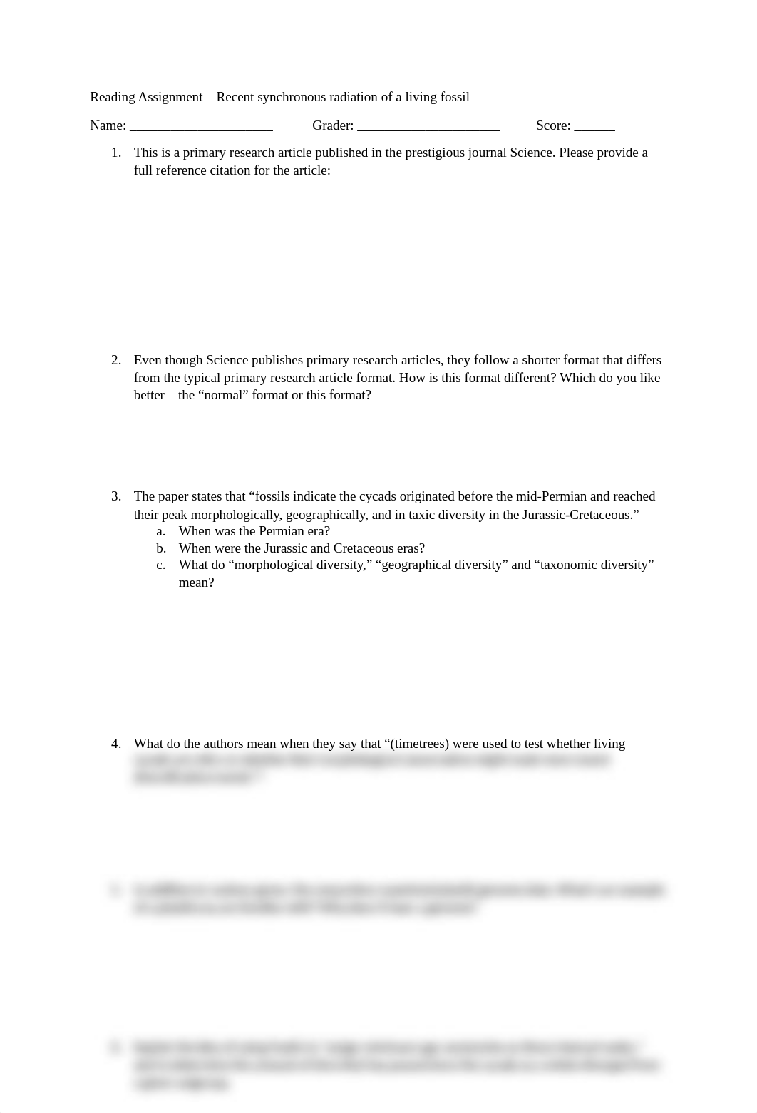 6 Questions - Living Fossil Science paper_ds31uopsbqb_page1