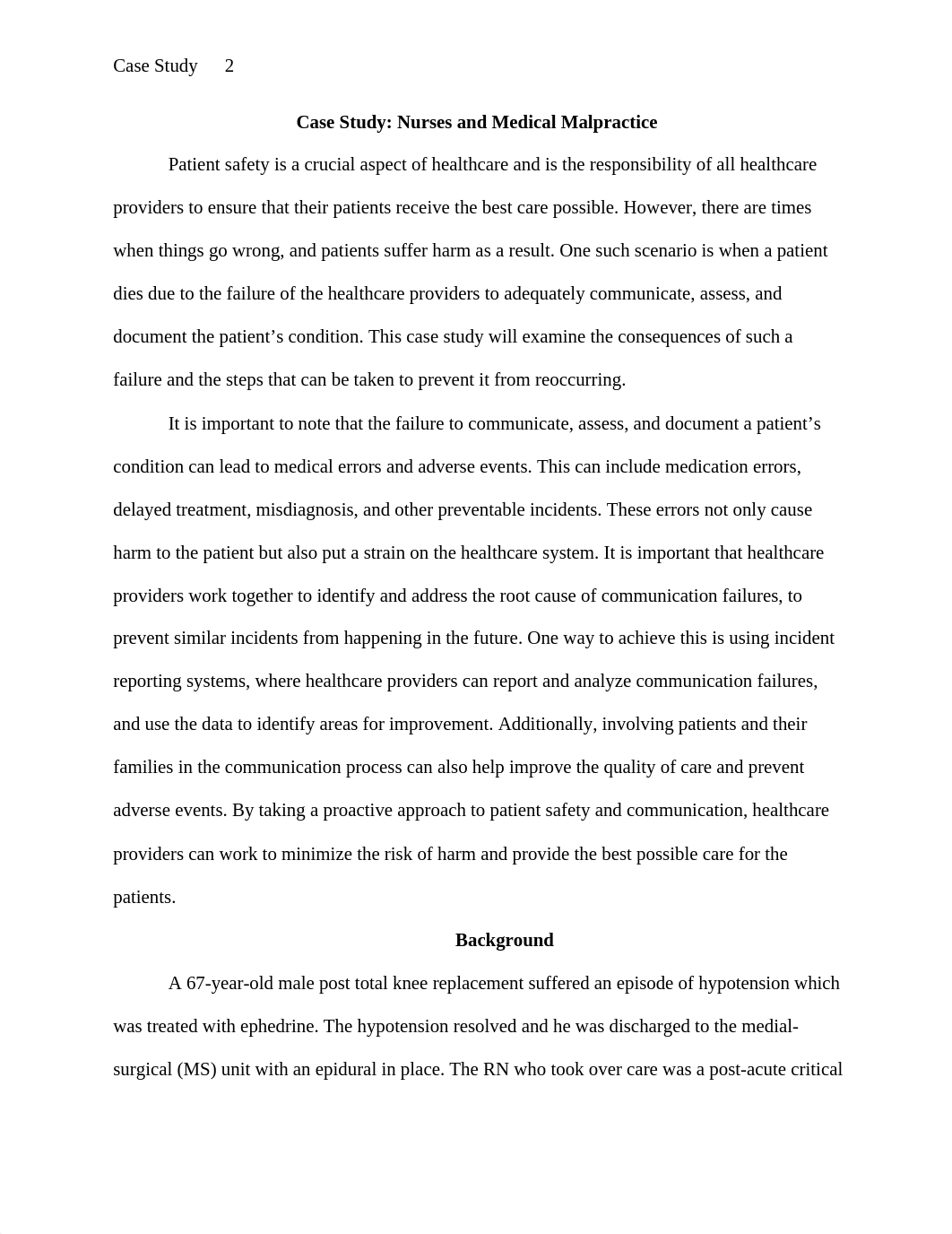 HSA 4502 Healthcare Risk Management Case Study Ashlee Nickless Lopez Pt2.docx_ds34kh93nbf_page2