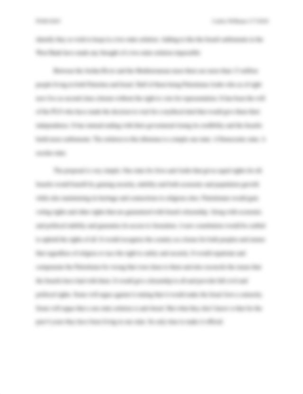 Since 1947 a two state Solution between Israel and the Palistians has been attempted and failed.docx_ds362w9eck6_page2