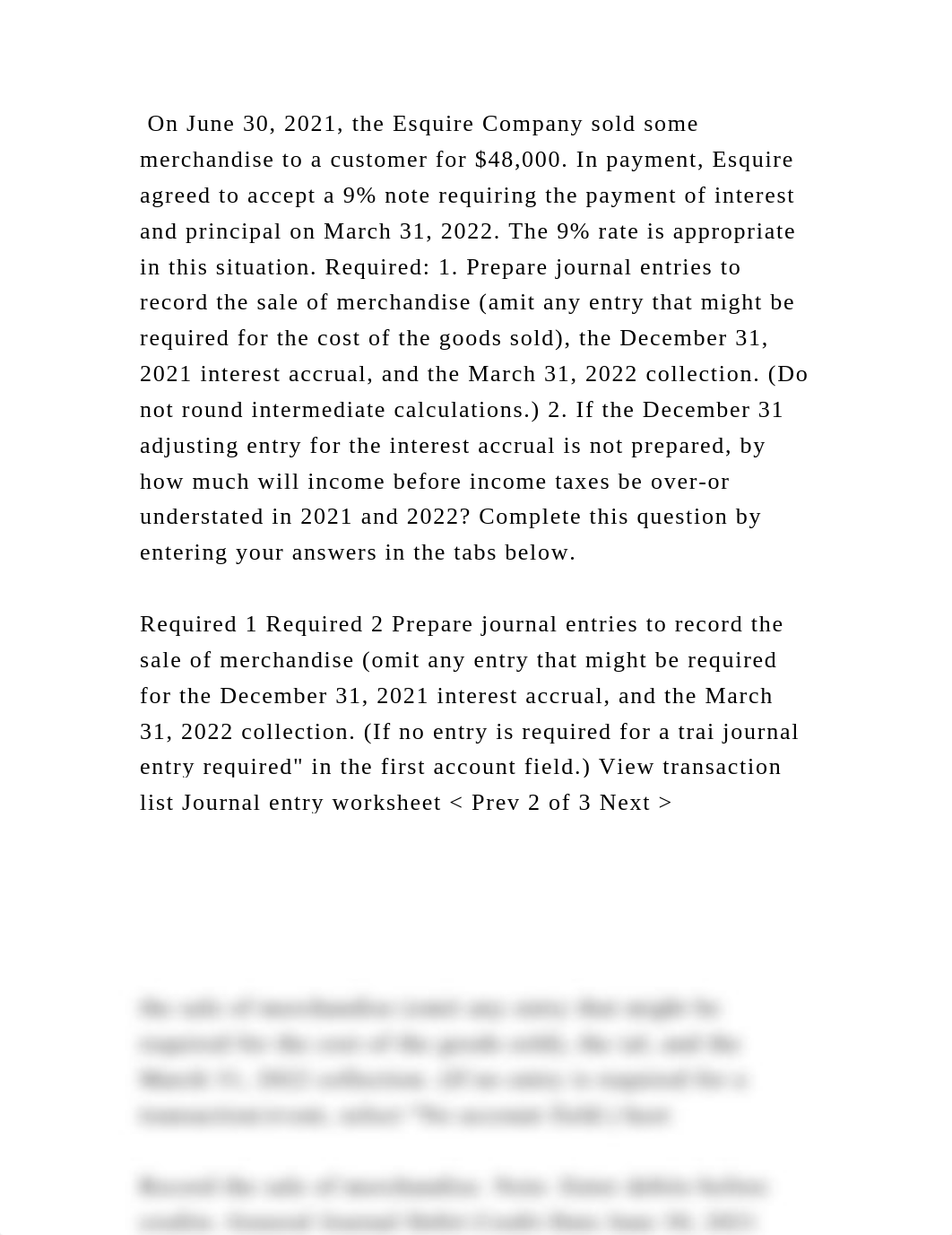 On June 30, 2021, the Esquire Company sold some merchandise to a cust.docx_ds3ia660105_page2