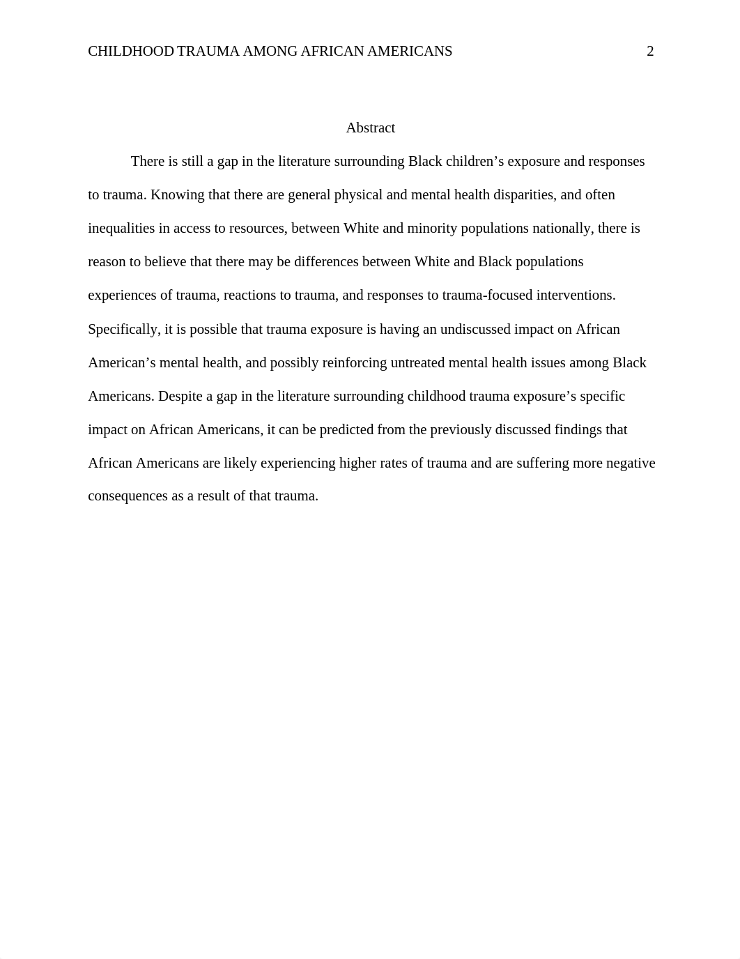 Childhood Trauma Among African Americans Triplett.docx_ds3tcwqdk4f_page2