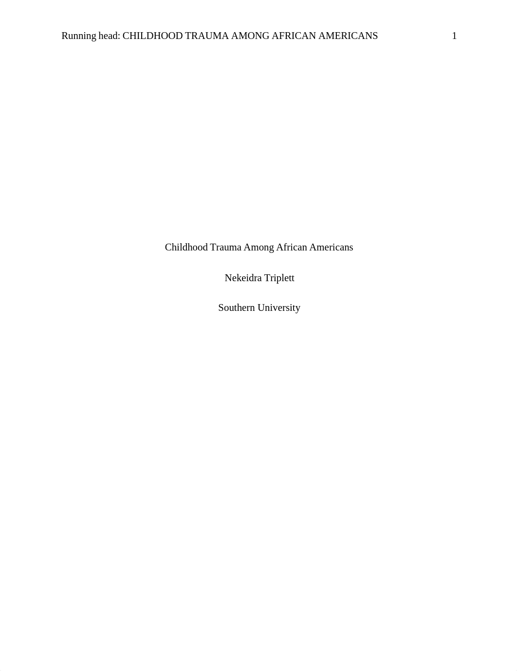 Childhood Trauma Among African Americans Triplett.docx_ds3tcwqdk4f_page1