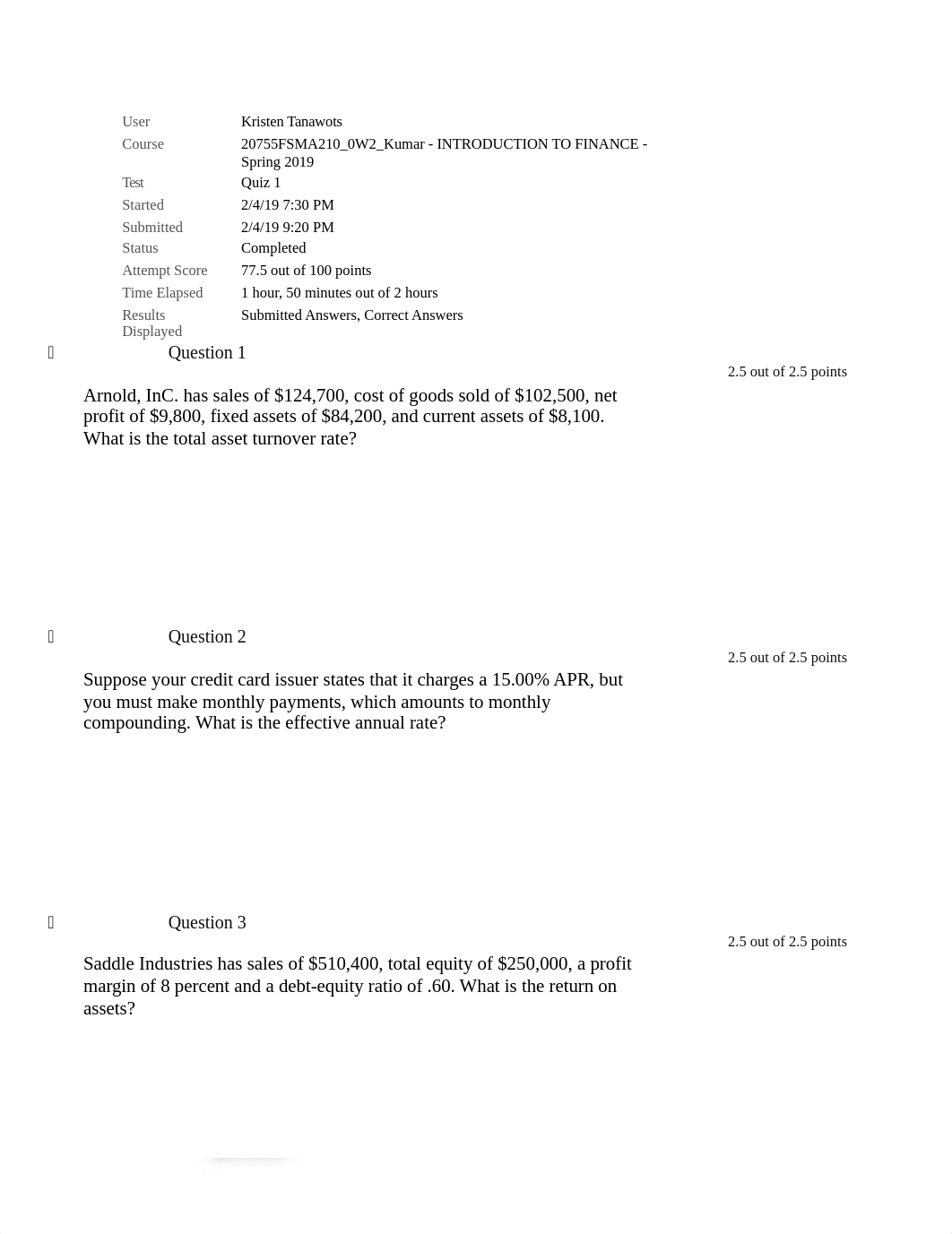 TEST 1 INTRO TO FINANCE ANSWERS.docx_ds3tniko35r_page1