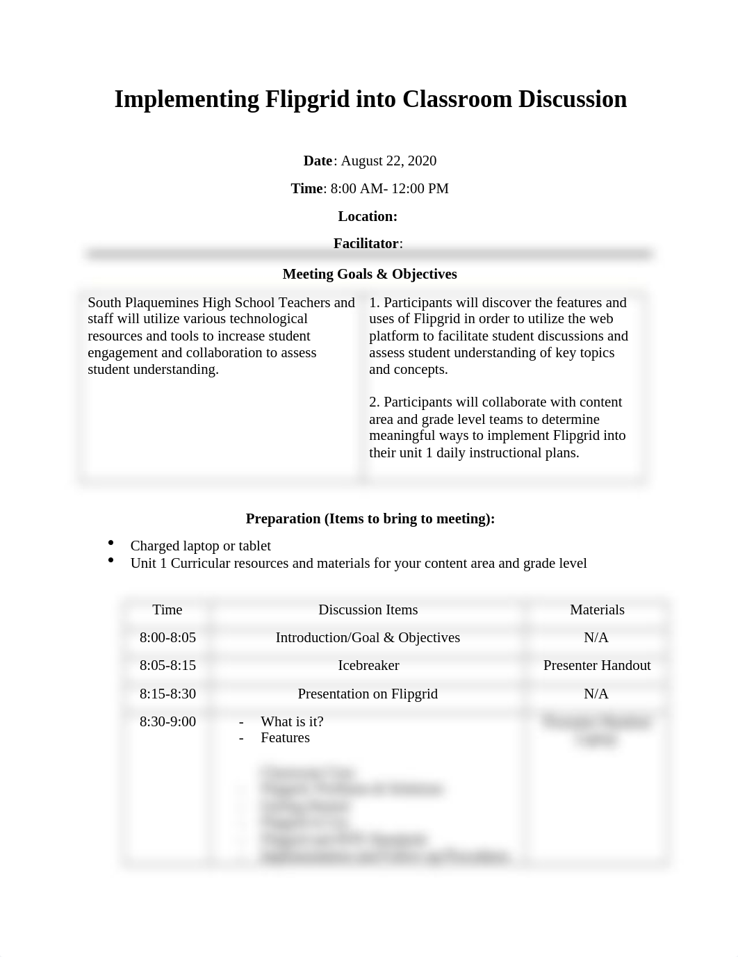 EDL 700 Part 1 Project- Agenda for Professional Development.docx_ds4j5i53oby_page1