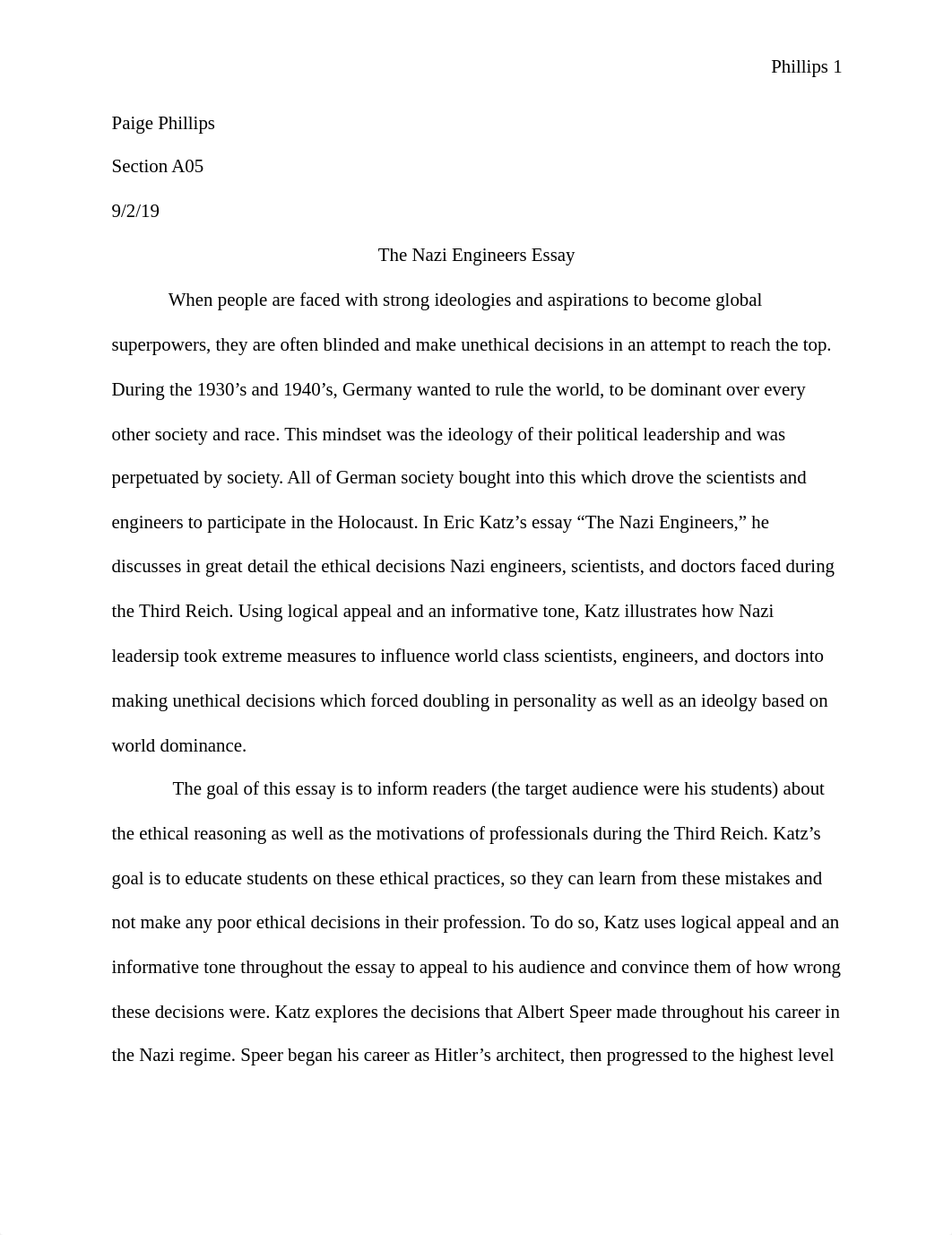 Essay One NHV.pdf_ds4m8ncyv0v_page1