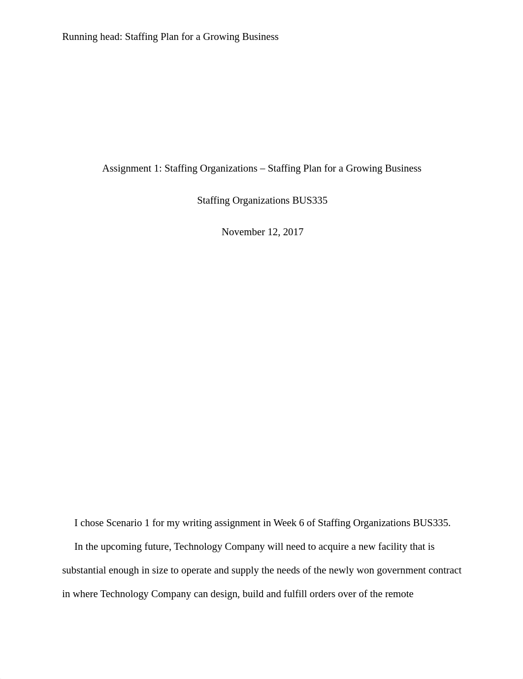 Staffing Organizations_Staffing Plan for a Growing Business_BUS355.docx_ds4mxld94tv_page1