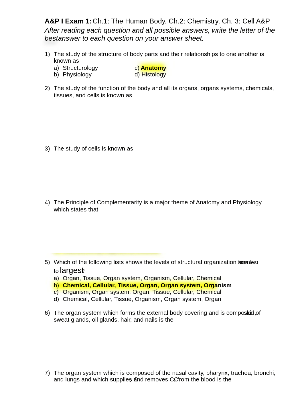 A&P I Exam 1 WITH ANSWERS EAG.pdf_ds550ui2qi4_page1