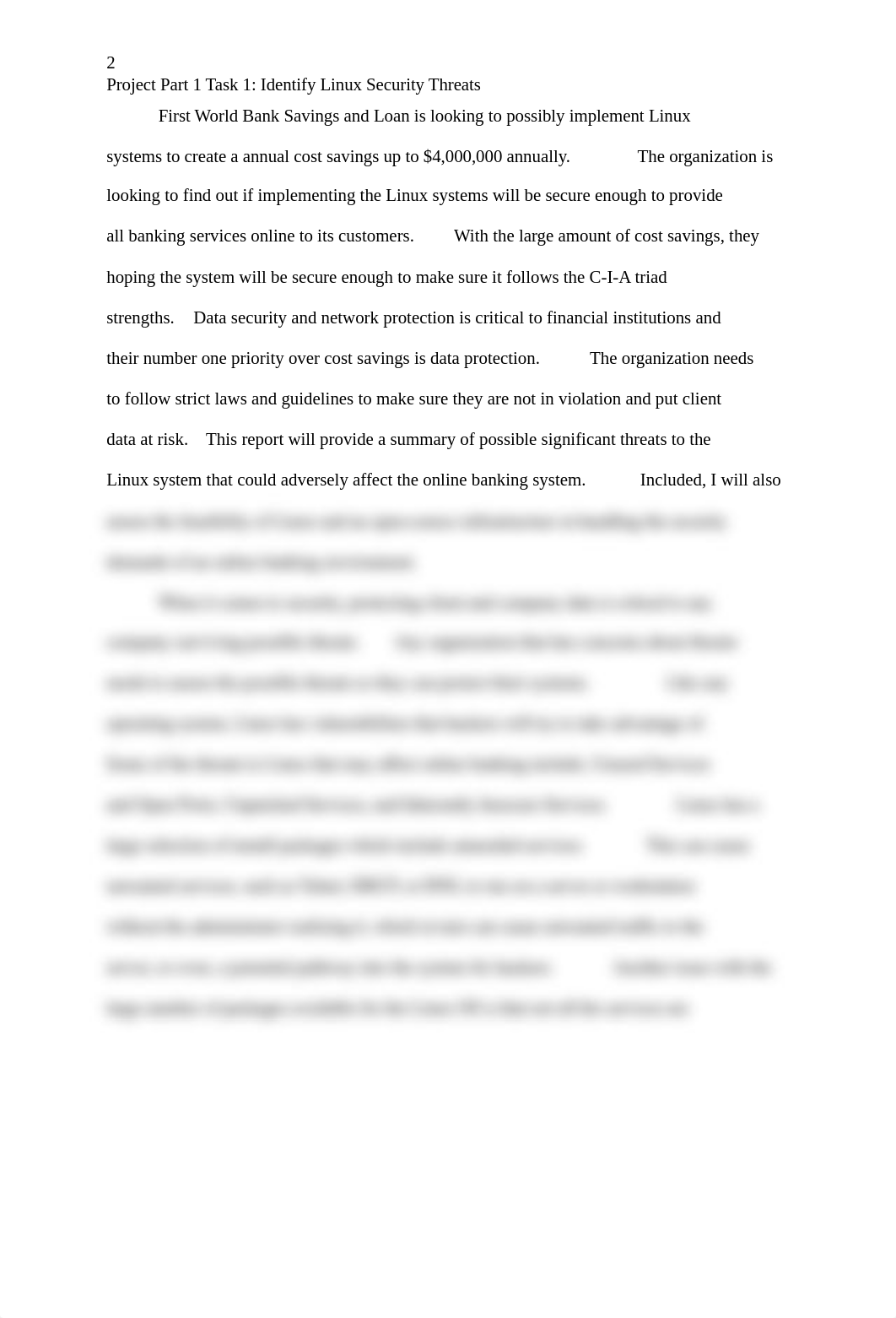 Donald Pellerin - Project Part 1 Task 1- Identify Linux Security Threats.docx_ds59ncgwzkj_page2