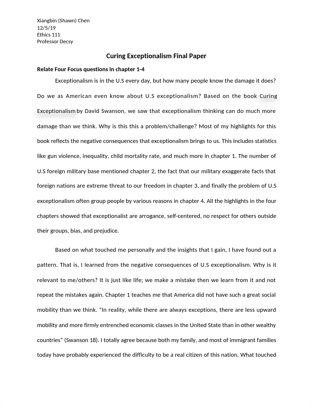 Curing Exceptionalism Final Paper (Ethics 111).docx_ds5qrdq02c4_page1