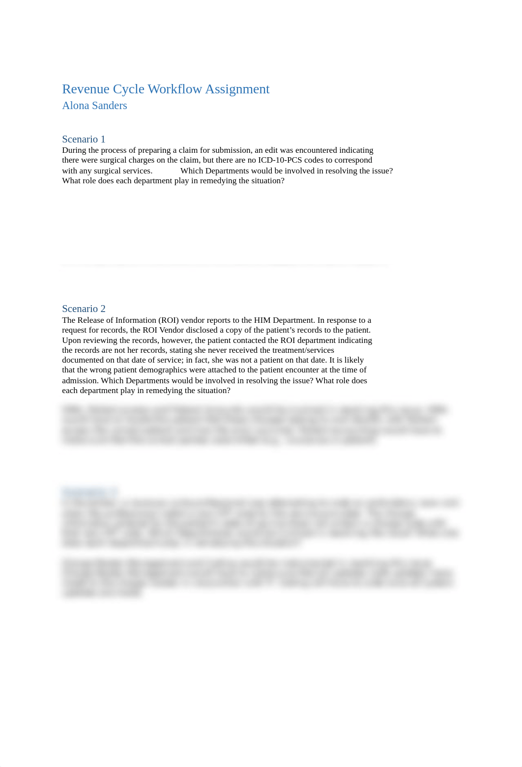 Asanders_Revenue Cycle Workflow Scenarios_071518.docx_ds5uf1crlf2_page1