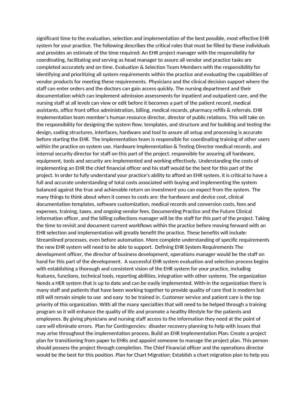 Technical needs for an EHR system that will be important are an operating systems and databases.docx_ds5zfue4ja4_page2