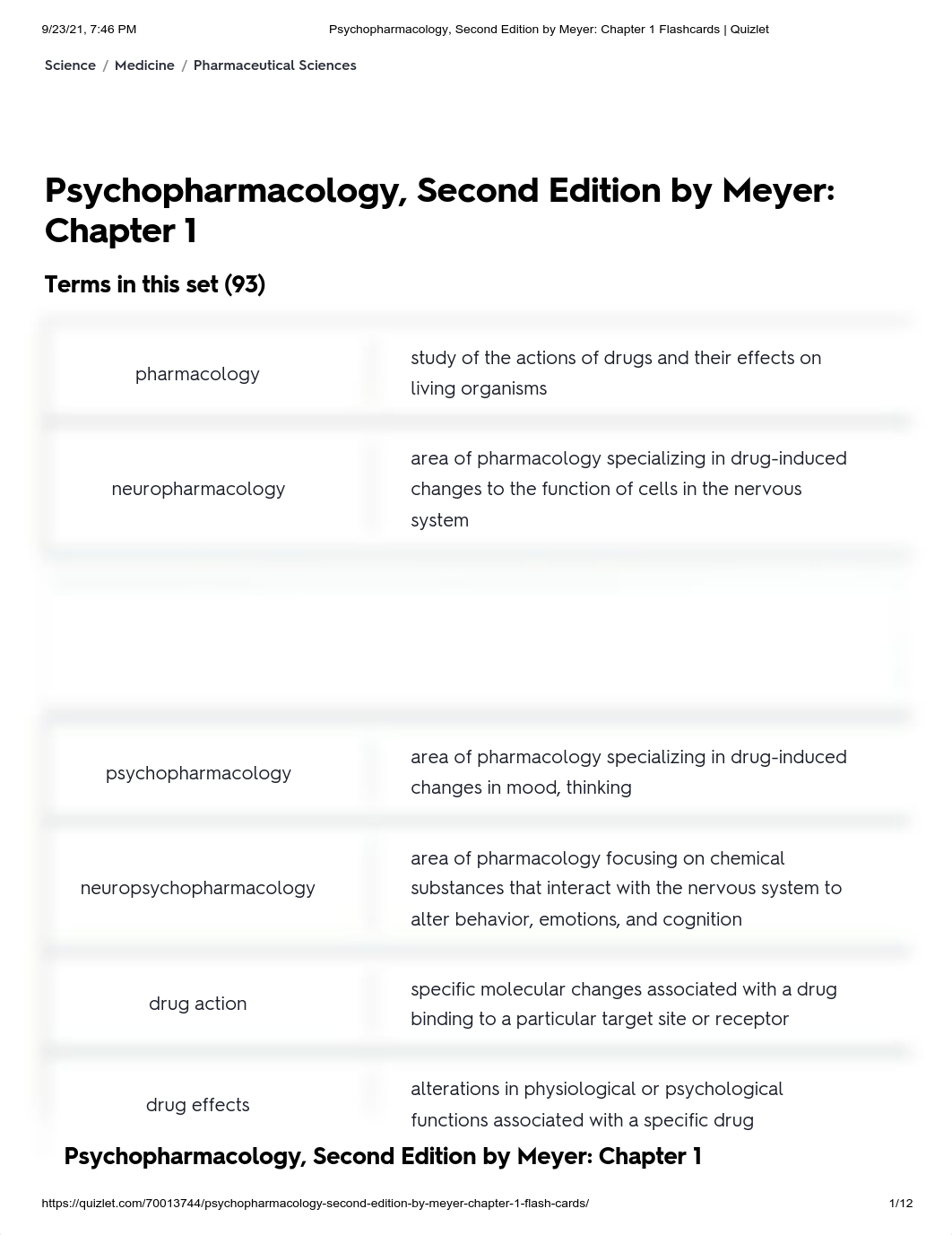 Psychopharmacology, Second Edition by Meyer_ Chapter 1 Flashcards _ Quizlet.pdf_ds62qd8rc5z_page1