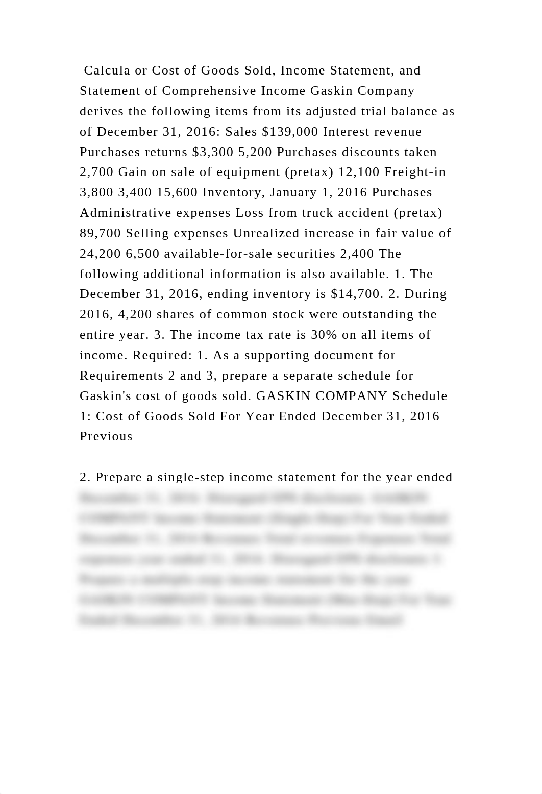 Calcula or Cost of Goods Sold, Income Statement, and Statement of Com.docx_ds6hx8lobck_page2