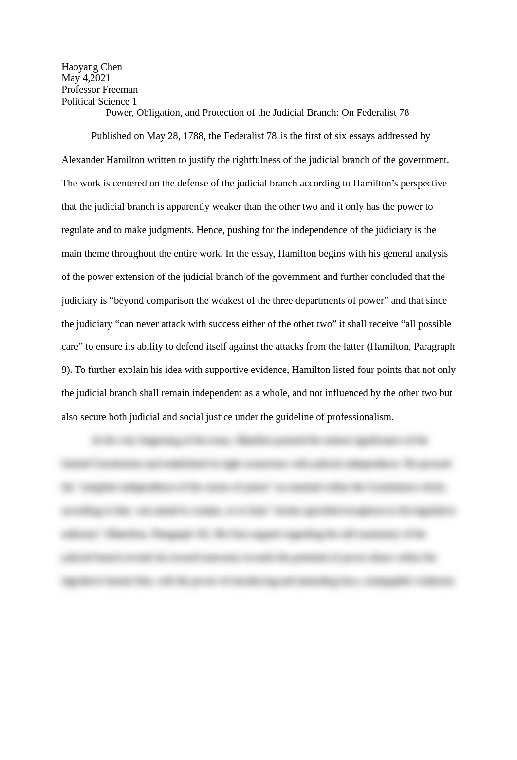 Essay 2 -On Federalist 78--Chen.docx_ds70cdahi8n_page1